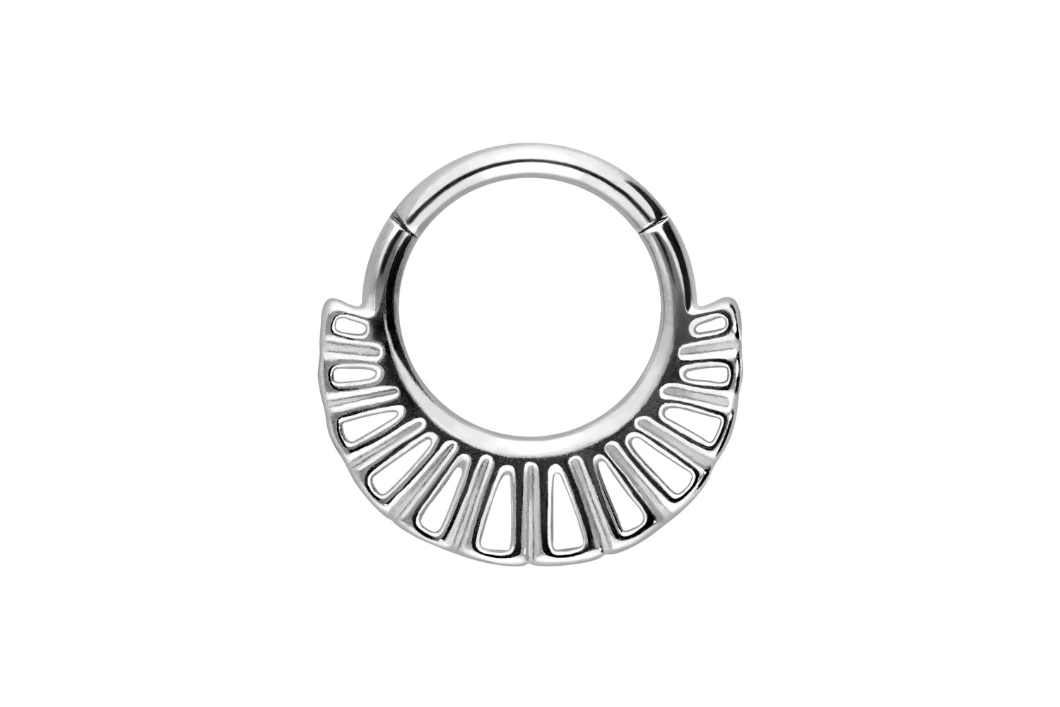 Chirurgenstahl Segmentring Clicker Piercing ETHNO-DESIGN